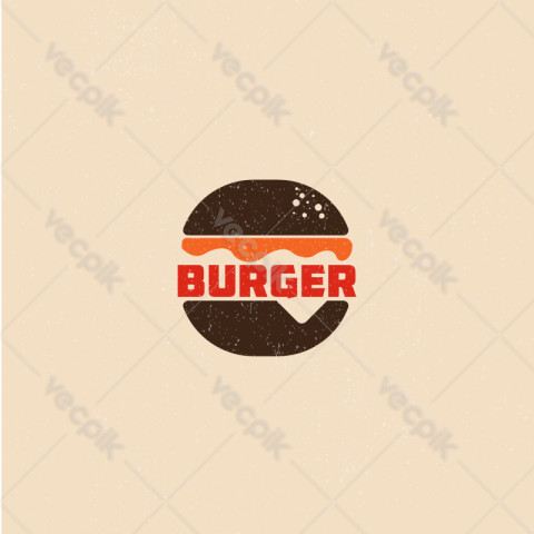 Burger Logo Template