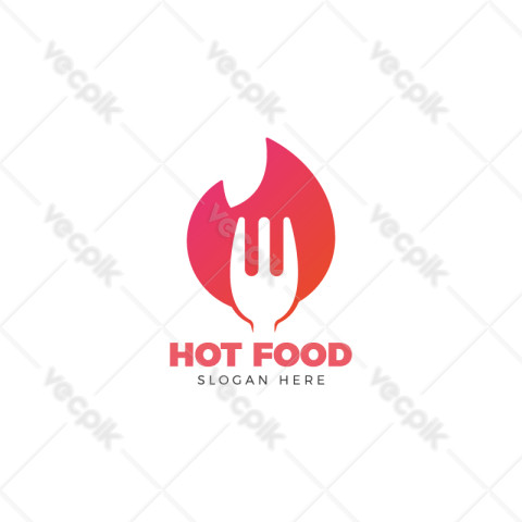 Hot Food Logo Template