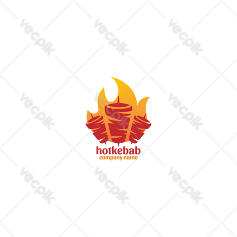 Hot Kebab Logo Template