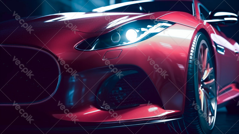 sport car illustration wallpaper