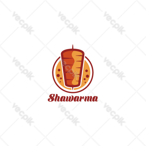 Shawarma Kebab Logo Template